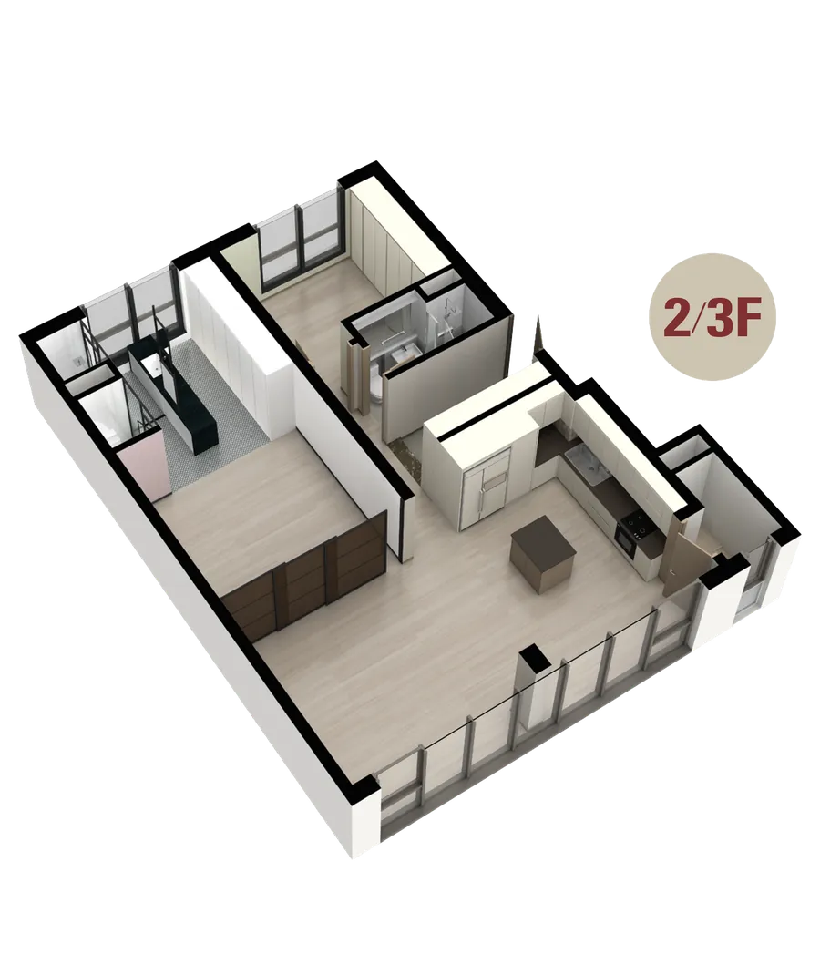 2·3층 세대 평면